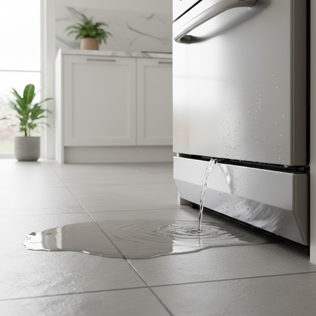 cieknie woda ze zmywarki