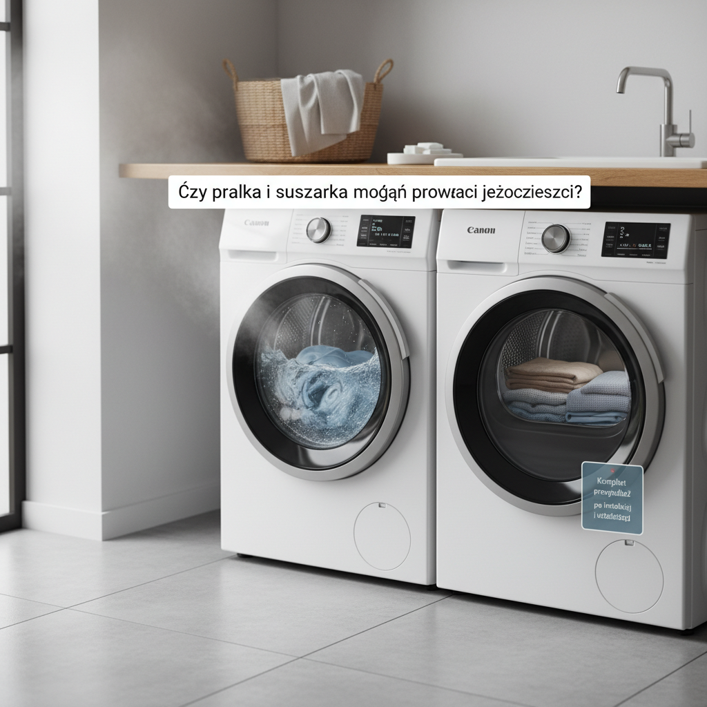 czy pralka i suszarka mogą pracować jednocześnie na jednym gniazdku