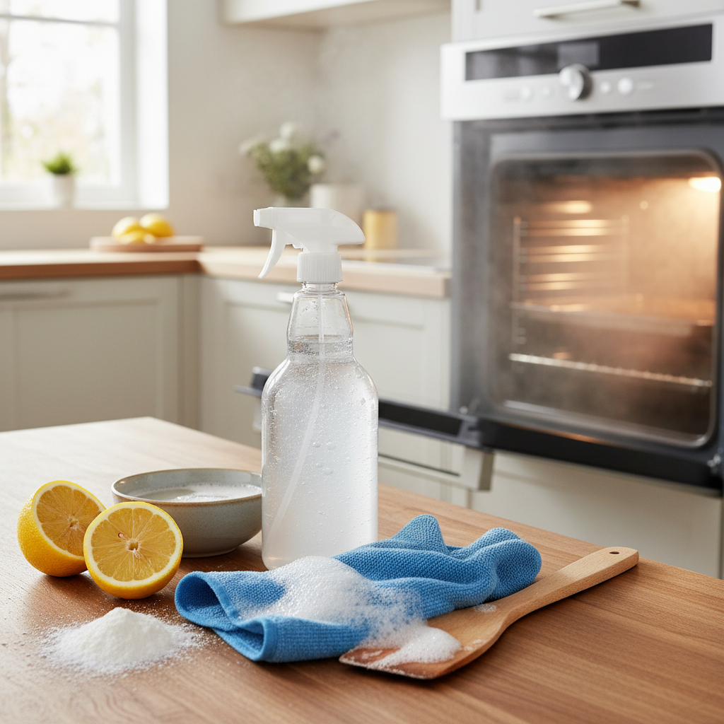 czyszczenie piekarnika z termoobiegiem octem