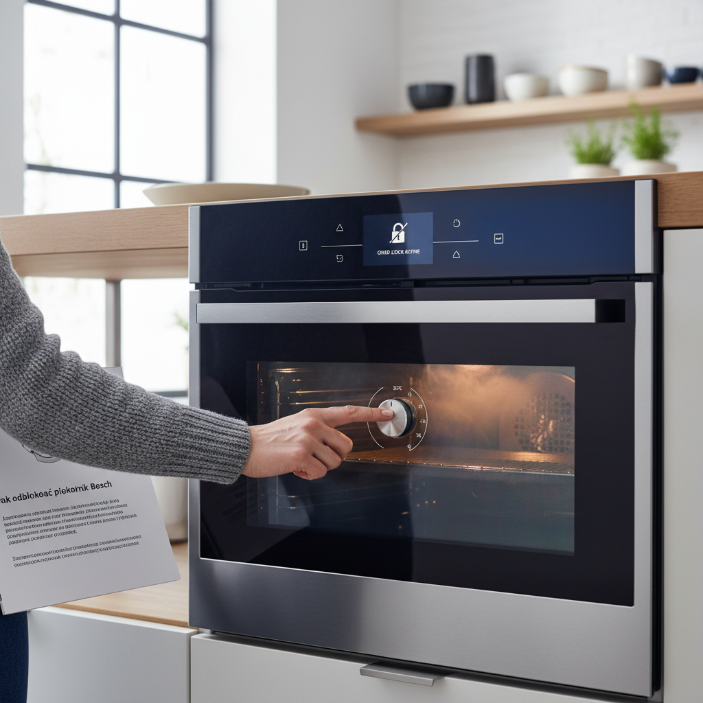 jak odblokowac piekarnik bosch