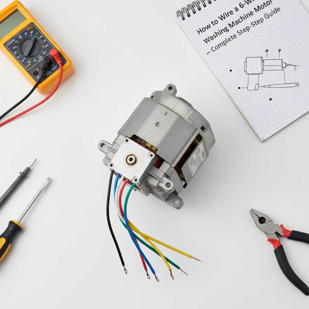 jak podłączyć silnik od pralki 6 przewodów