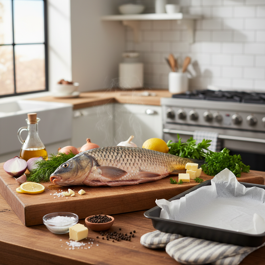 Jak przyrządzić karpia w&nbsp;piekarniku? Soczysty i&nbsp;chrupiący!