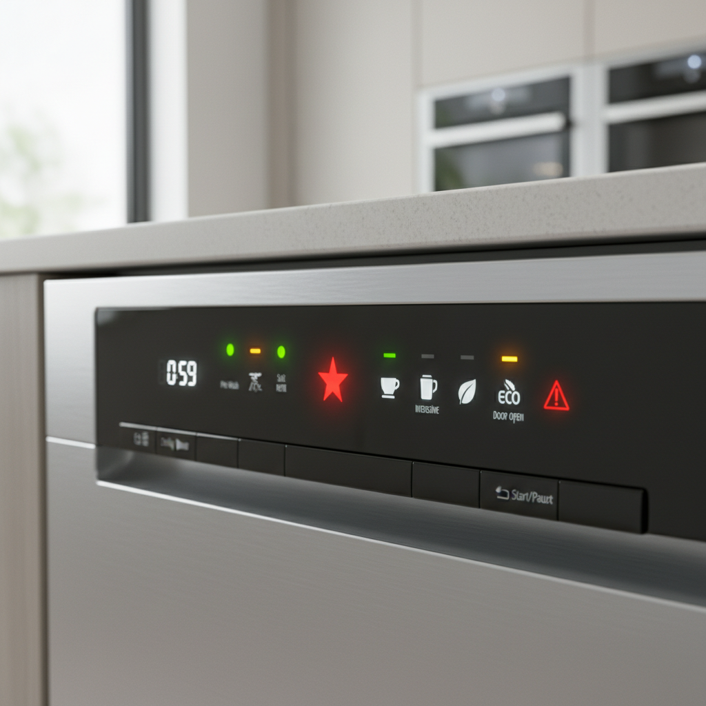 kontrolki w zmywarce electrolux