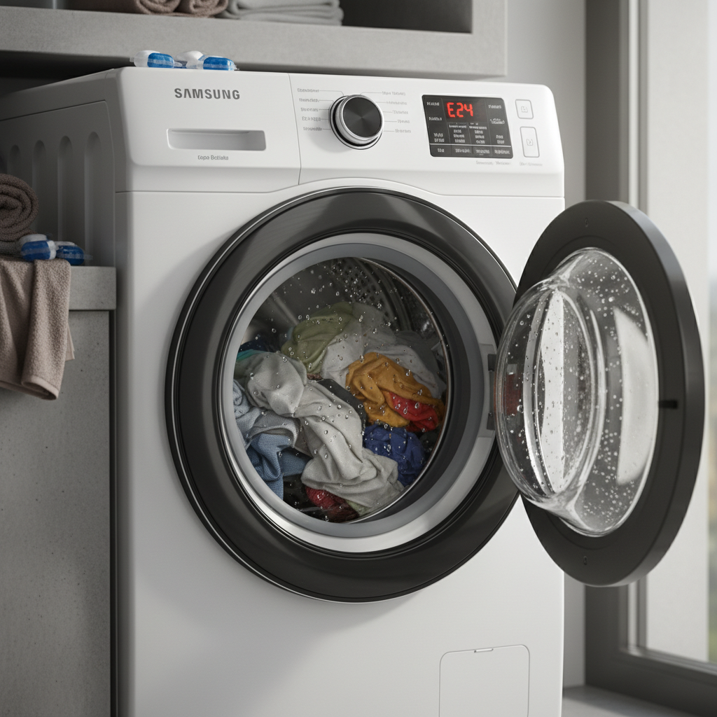 pralka samsung eco bubble nie wiruje