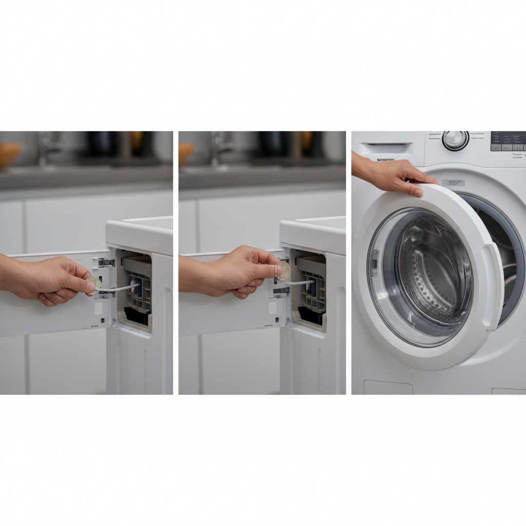 awaryjne otwieranie drzwi pralki