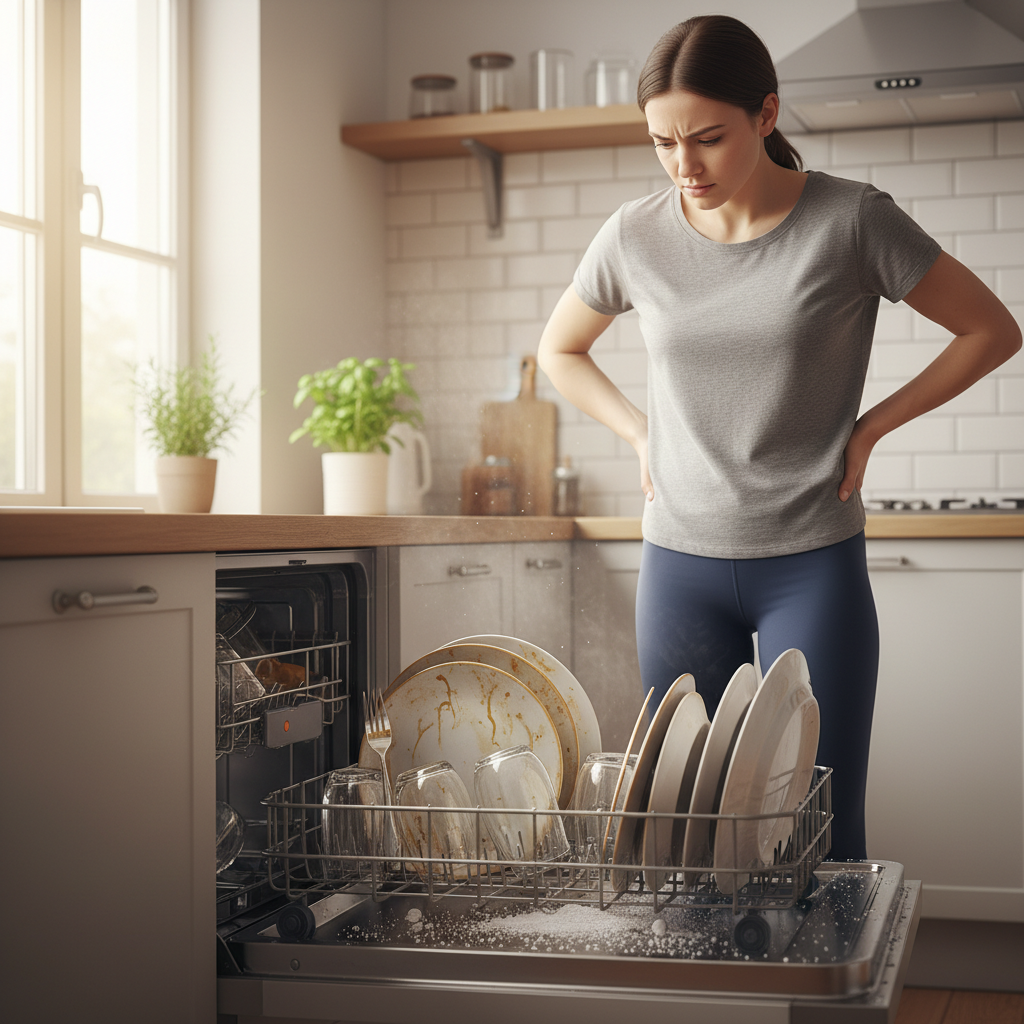 czemu zmywarka nie domywa