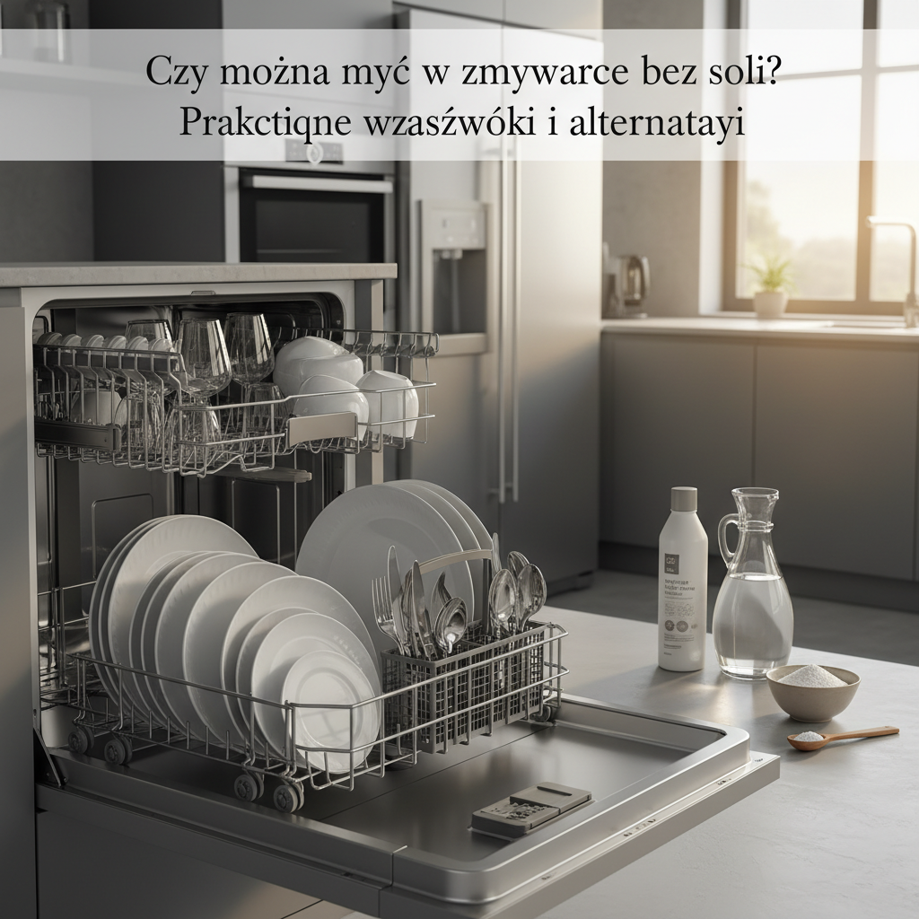 czy można myć w zmywarce bez soli