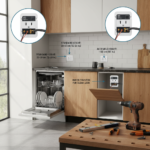 czy za zmywarką może być gniazdo