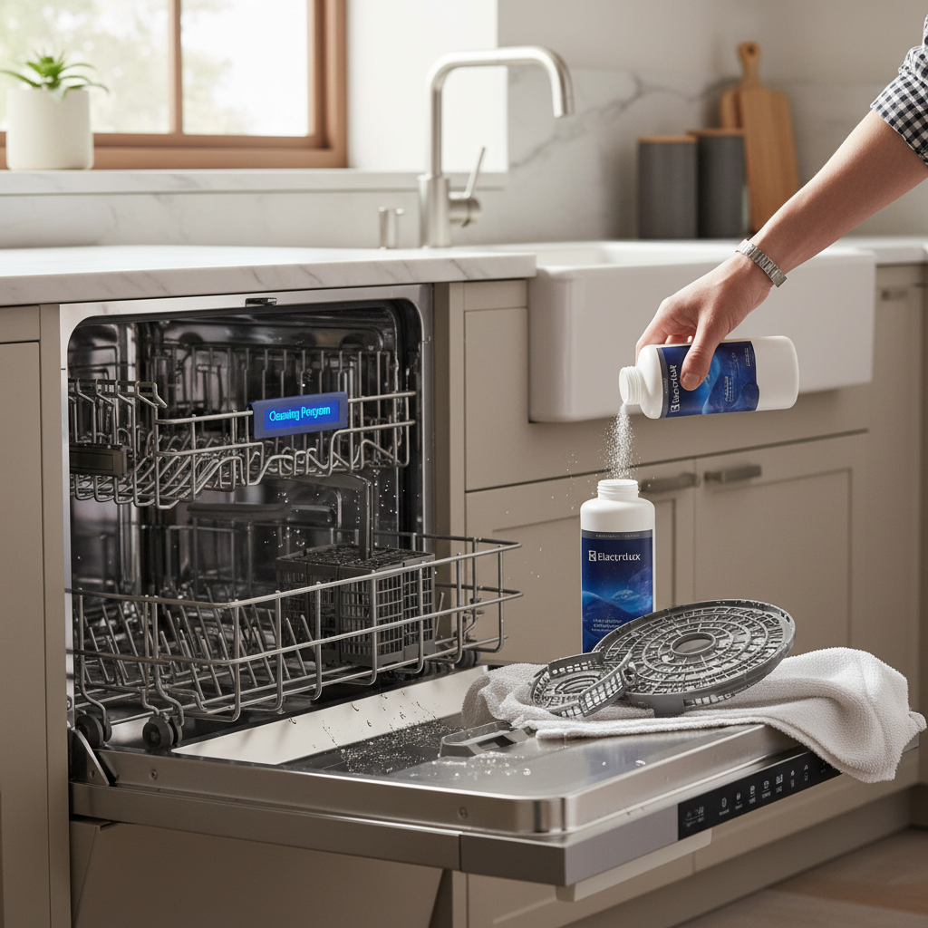 czyszczenie zmywarki electrolux