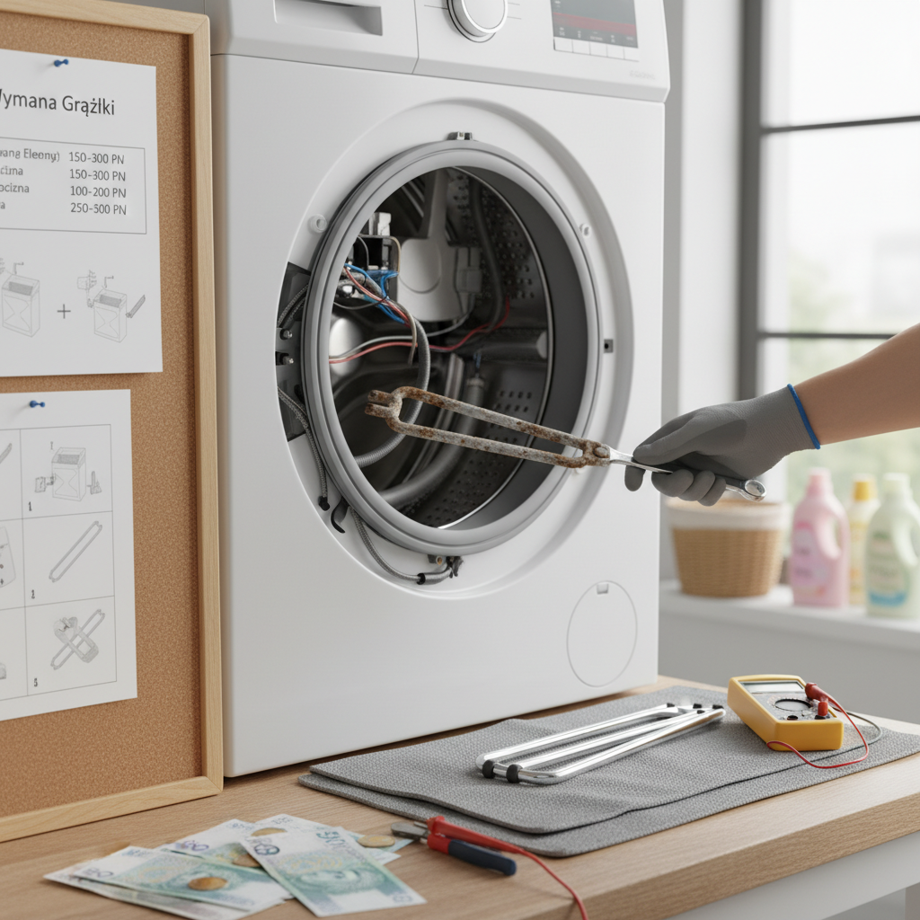 Wymiana Grzałki w&nbsp;Pralce: Ile Kosztuje? Poznaj Ceny 2024