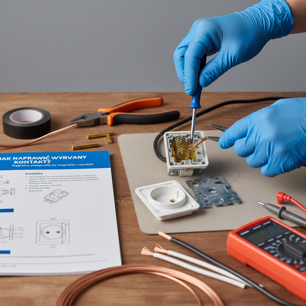 jak naprawić wyrwany kontakt