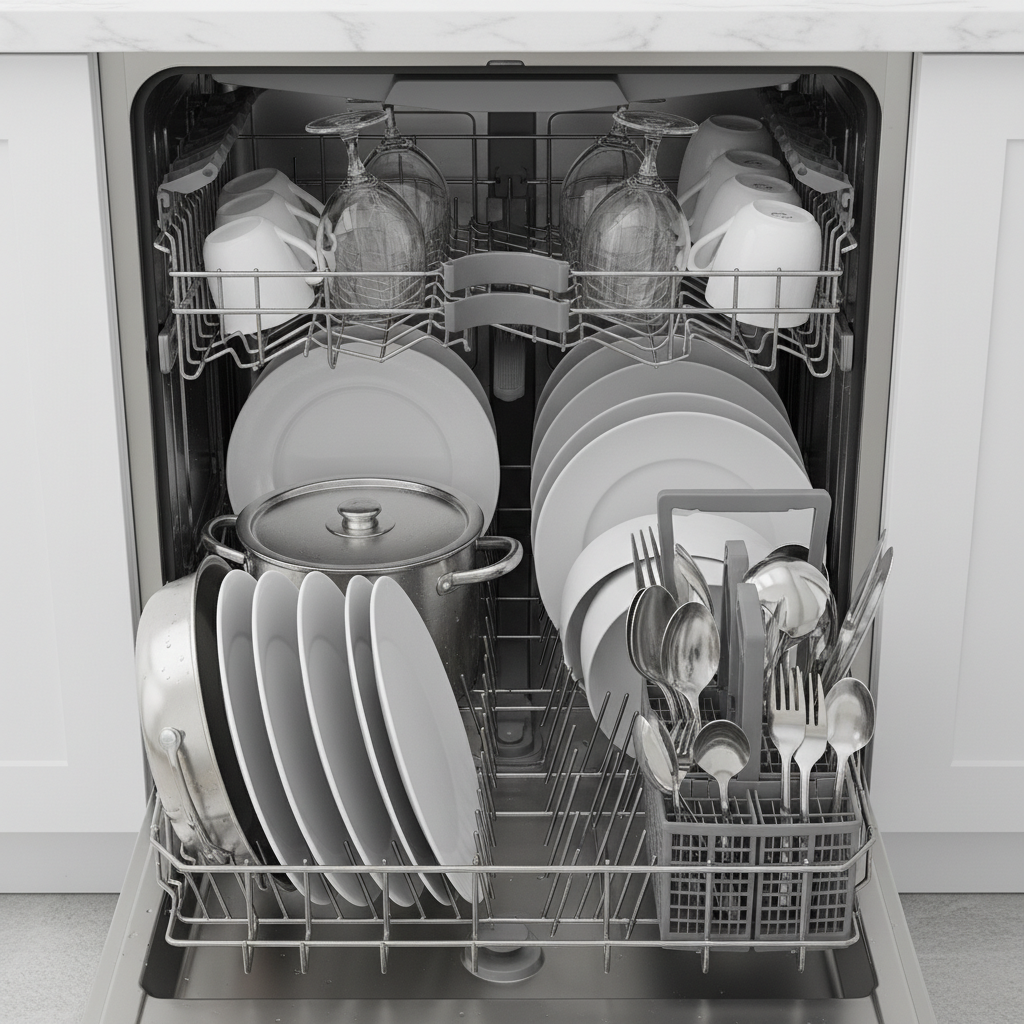 jak ukladac naczynia w zmywarce