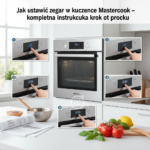 jak ustawić zegar w kuchence mastercook plus