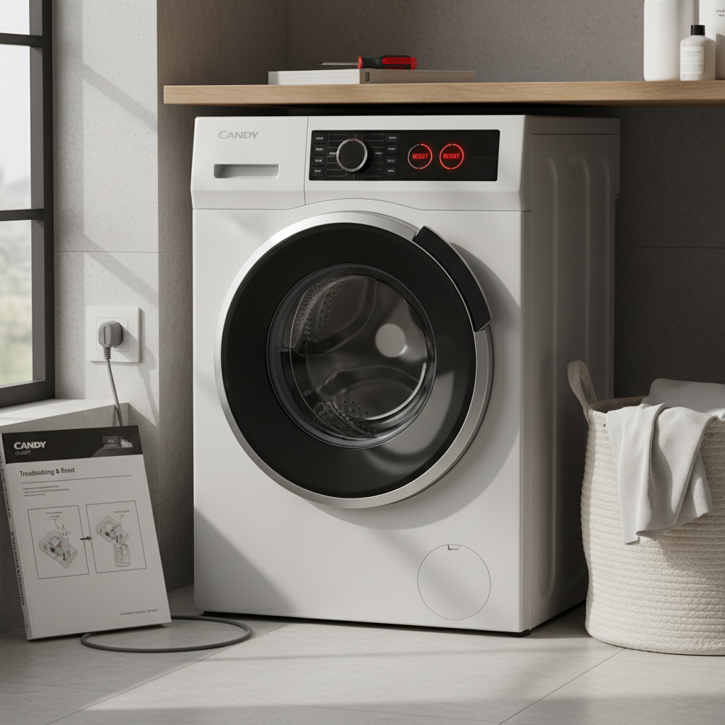 jak zresetować pralkę candy smart