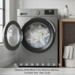 pranie białych koszul