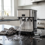 z ekspresu leci woda zamiast kawy