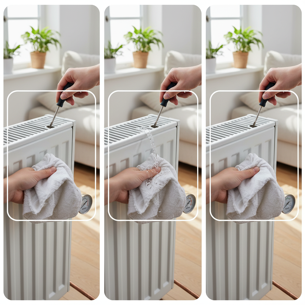 odpowietrzanie grzejnika